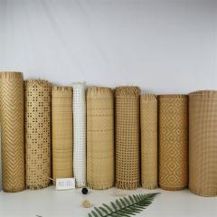 Fast Delivery Natural Mesh Pe Rattan Cane Webbing Roll Woven Webbing Cane Material