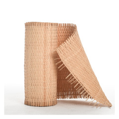 Natural Bamboo Wicker Webbing Sheet Cane Material Open Rattan Mesh for Home Decor
