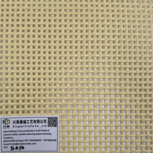 Eco-friendly Cabinet Wardrobe Round Raw Material Weaving Cane Webbing Mesh Roll A Grade Natural Synthetic Rattan Roll