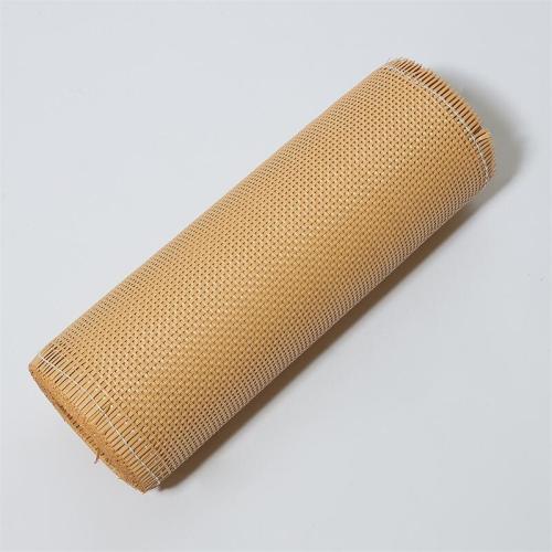 Wholesale Bleached PVC Plastic Mesh Webbing Roll Raw Material Rattan Cane