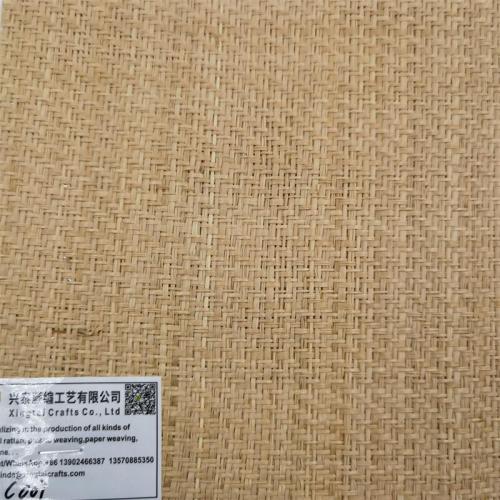 Natural raffia mat eco-friendly woven fabric hand-woven raffia mat raffia mat decoration material factory direct sale