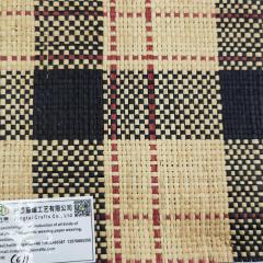 Natural raffia mat eco-friendly woven fabric hand-woven raffia mat raffia mat decoration material factory direct sale