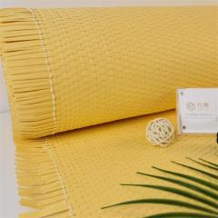 Wholesale Cabinet Chair Furniture Raw Material 15m Paper Synthetic Semi Bleached Natural Rattan Cane Webbing Rolls