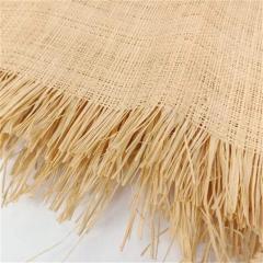 Factory direct sales, environmentally friendly straw mat, two-color effect raffia paper, PP paper woven fabric, craft paper cloth