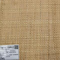 Wholesale natural raffia plant fiber hand-knitted wall cloth grass cloth women's bag fabric raffia mat