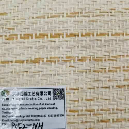 natural rattan cane webbing square aperture cotton webbing open mesh add fiber core paper mat