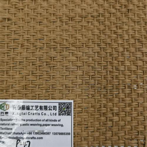 Light brown coarse paper mat woven cross mat High-quality materials