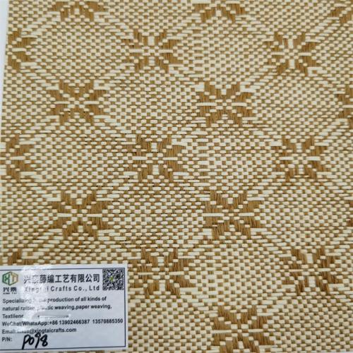 Environmentally friendly woven PP grass imitation raffia diamond-shaped handbags and bags papyrus woven fabric