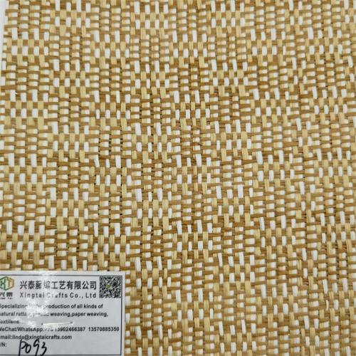 Raffia mat lampshade cloth mat wool semi-finished rattan mat real grass woven furniture cabinet door accessories densely woven small grid