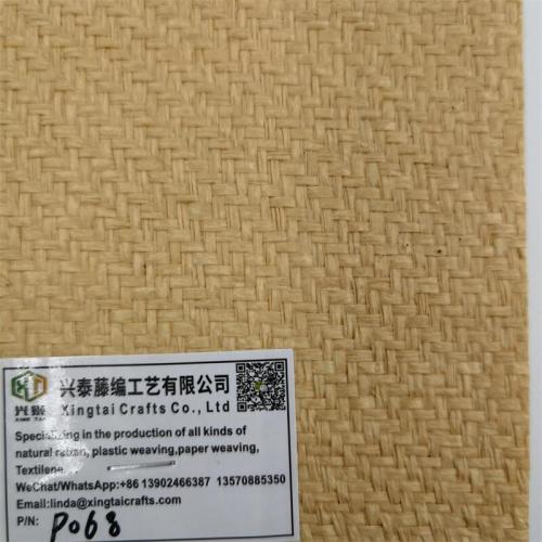 Natural raffia mat eco-friendly woven fabric hand-woven raffia mat raffia mat decoration material factory direct sale