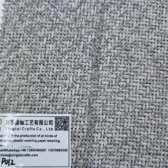 factory Outlet Light brown coarse paper mat woven cross mat