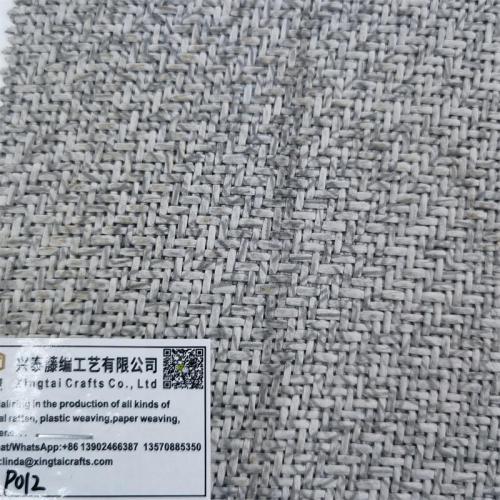 factory Outlet Light brown coarse paper mat woven cross mat