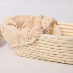 Natural rattan banneton proving basket 100% handmade straw bread banneton bowl wholesale trade
