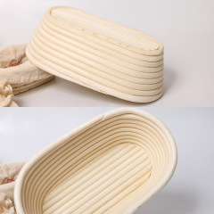 Natural rattan banneton proving basket 100% handmade straw bread banneton bowl wholesale trade
