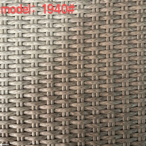 Waterproof Weaving Poly Wicker Outdoor Furniture Colorful Poly PE Plastic Synthetic Rattan Material