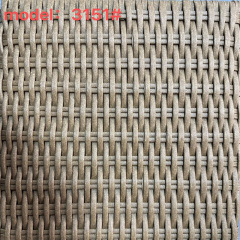 Custom-made Hand-woven Rattan Mat Material Synthetic Wicker Furniture PE Plastic Rattan Material