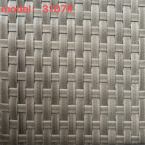 LTR Half Moon outdoor rattan black round synthetic rattan weaving material plastic synthetic rattan