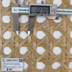 Fine hexagonal rice-shaped bamboo woven decorative bamboo mat decoration bamboo woven mat characteristic