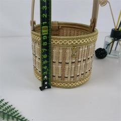 Manufacturers supply new bamboo crafts, hairy crab bamboo basket, egg bamboo basket, local specialty bamboo basket
