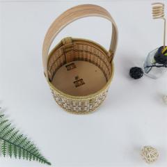 Manufacturers supply new bamboo crafts, hairy crab bamboo basket, egg bamboo basket, local specialty bamboo basket