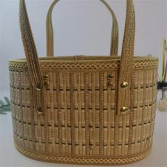 Factory direct supply of artificial woven rice dumpling bamboo basket moon cake bamboo frame local specialty bamboo basket hairy crab storage basket
