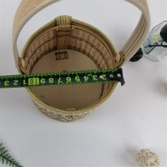 Manufacturers supply new bamboo crafts, hairy crab bamboo basket, egg bamboo basket, local specialty bamboo basket
