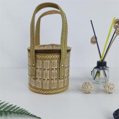 Manufacturers supply new bamboo crafts, hairy crab bamboo basket, egg bamboo basket, local specialty bamboo basket