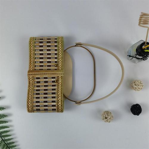 Manufacturers supply oval bamboo basket pastoral style folding basket gift packaging storage basket fruit basket wholesale
