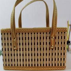 Factory direct supply folding bamboo basket Zongzi packaging basket hairy crab bamboo basket bamboo basket bamboo basket spot color can be customized
