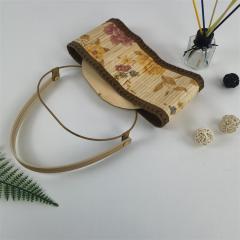 New hot-selling folding fixed packaging bamboo basket Mid-Autumn Festival moon cake hairy crab bamboo basket New Year's goods packaging bamboo basket