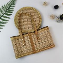 Creative folding bamboo basket made of fine thick materials. Zongzi packaging basket manufacturer specializes in direct sales and wholesale