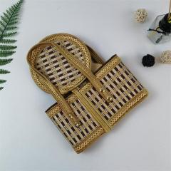 Factory direct supply of artificial woven rice dumpling bamboo basket moon cake bamboo frame local specialty bamboo basket hairy crab storage basket