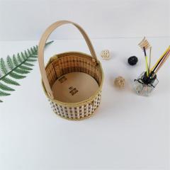 Manufacturers supply Dragon Boat Festival Zongzi Mid-Autumn Festival moon cake gift bamboo basket festival souvenir gift box support customization