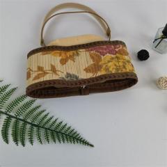 Bamboo basket portable bamboo basket sausage bacon New Year's large packaging fruit eggs hairy crab specialty gift box