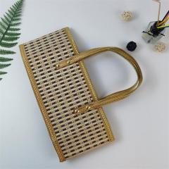Factory direct supply folding bamboo basket Zongzi packaging basket hairy crab bamboo basket bamboo basket bamboo basket spot color can be customized