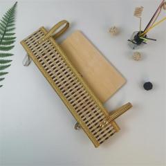 Manufacturers supply Dragon Boat Festival Zongzi Mid-Autumn Festival moon cake gift bamboo basket festival souvenir gift box support customization