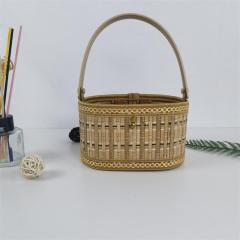 Creative folding bamboo basket made of fine thick materials. Zongzi packaging basket manufacturer specializes in direct sales and wholesale