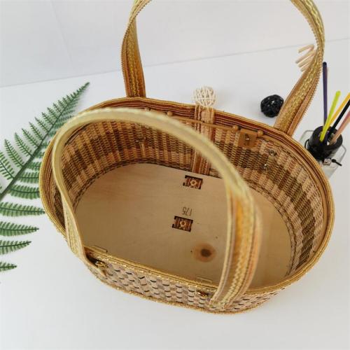 Folding bamboo basket for eggs, fruits, crabs, rice dumplings, moon cakes, gift packaging, customized in various sizes and colors