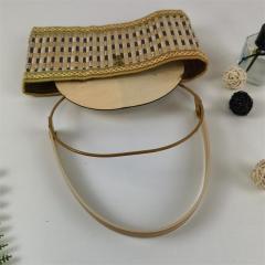 Bamboo folding hand-held bamboo basket rice dumplings moon cake gift box hairy crab egg first birthday souvenir gift packaging