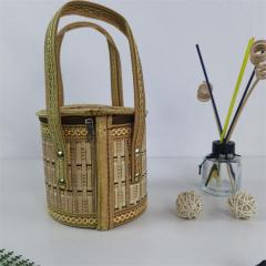 Manufacturers supply new bamboo crafts, hairy crab bamboo basket, egg bamboo basket, local specialty bamboo basket