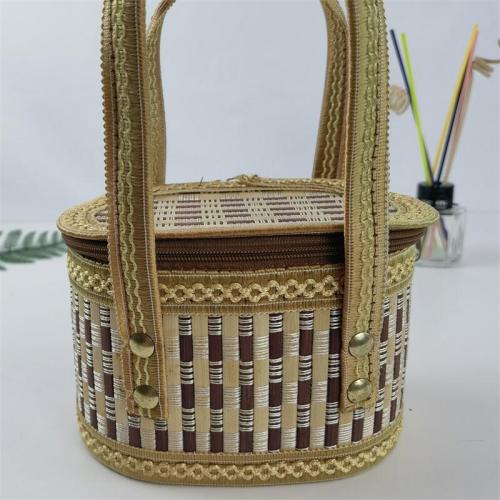 Ready-made supply of bamboo baskets for rice dumplings, moon cakes, oval bamboo baskets for local specialties, bamboo baskets for rice dumplings, manufacturers