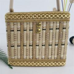 Factory direct supply folding bamboo basket for hairy crabs, bamboo crafts, hand-woven bamboo basket, portable bamboo basket for hairy crabs