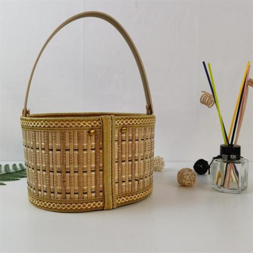 Foldable bamboo packaging, fruit and vegetable packaging gift box, bamboo folding bamboo basket packaging custom processing