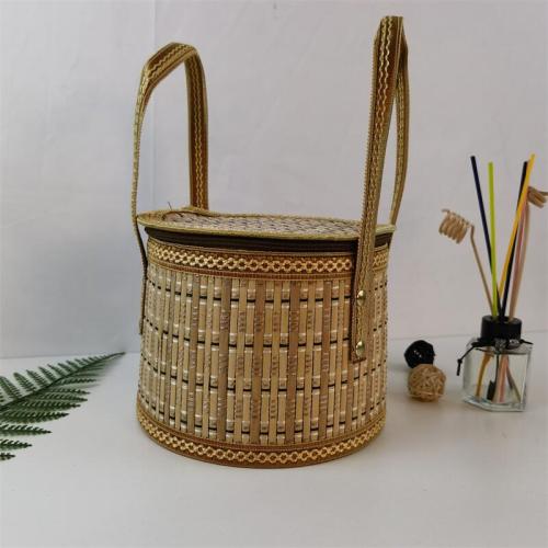 Creative folding bamboo basket made of fine thick materials. Zongzi packaging basket manufacturer specializes in direct sales and wholesale