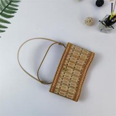 Bamboo folding hand-held bamboo basket rice dumplings moon cake gift box hairy crab egg first birthday souvenir gift packaging