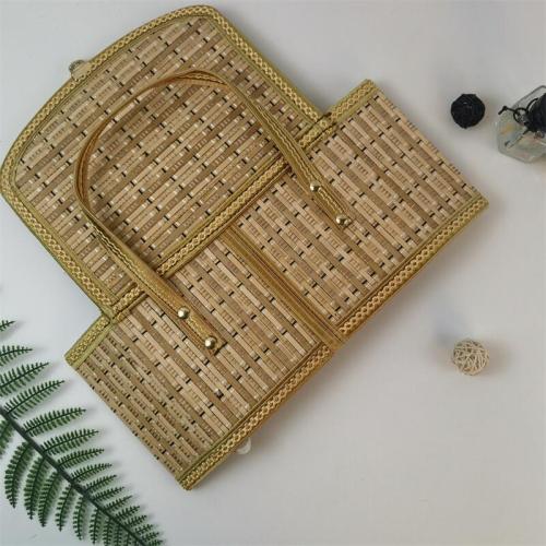 Hexagonal folding bamboo basket moon cake and rice dumpling gift packaging Specifications and colors can be customized Factory direct sales quality assurance