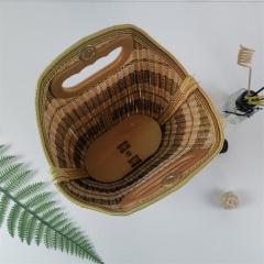Bamboo basket factory bamboo woven exquisite gift packaging basket Zongzi bamboo basket packaging new material exquisite special