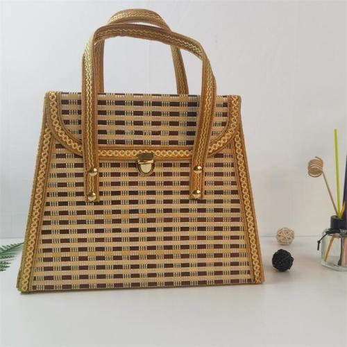Bamboo fabric hexagonal bamboo basket Zongzi tea moon cake gift box hairy crab specialty packaging folding bamboo basket