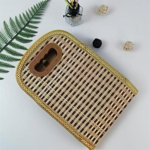 Hexagonal bamboo mooncake packaging basket portable hairy crab rice dumpling fruit gift packaging double-layer bamboo basket