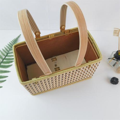 Moon cake folding bamboo basket, hairy crab bamboo storage basket, rice dumpling gift box, in stock, color and size can be customized
